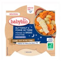 BABYBIO - przekąska na wieczór z ziemniaków, dyni maślanej i sera owczego 230 g