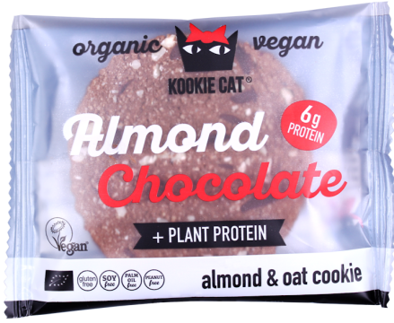 KOOKIE CAT Proteinová, mandle a čokoláda BIO 50 g