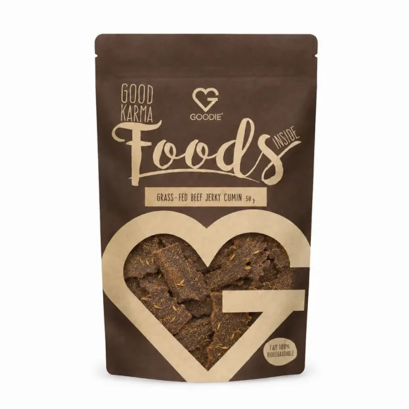 Grass-fed szárított marhahús - Jerky - Kömény 50 g