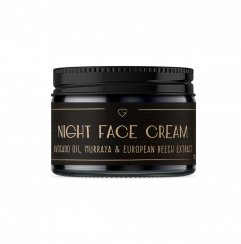 Night Face Cream - Noční krém s avokádovým olejem, muraja a extraktem z buku lesního 50 ml