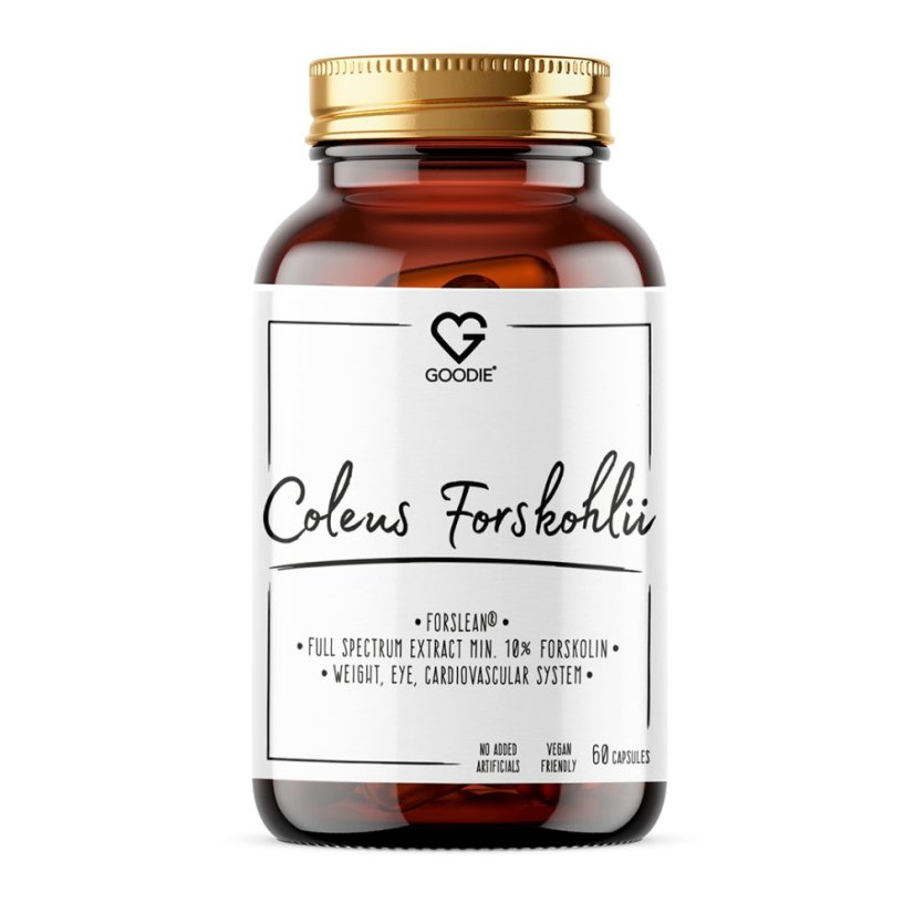 Coleus Forskohlii - prémiový extrakt Forslean® - kapsuly 60 ks