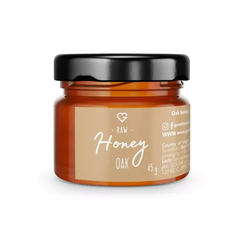 Miód dębowy - Oak honey RAW 45 g PL