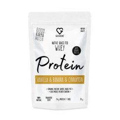 Nativní syrovátkový protein BIO GrassFed - vanilka & banán & skořice / Native GrassFed Whey protein - 35 g (1 PORCE)