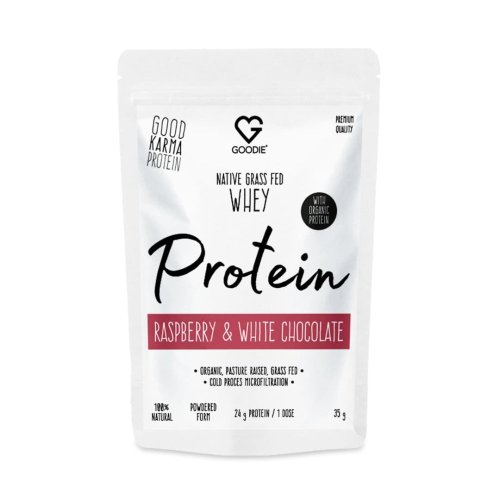 Natywne białko serwatkowe BIO GrassFed - Malina i biała czekolada / Native GrassFed Whey Protein - 35 g (1 PORCJA)