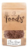 Choco Drops - mléčná čokoláda s erythritolem vegan 150 g CZ