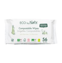 Eco by Naty - Vlhčené ubrousky - s Aloe vera (56 ks) CZ