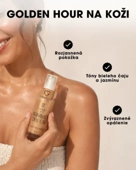 SK Shimmer oil - GOLDEN HOUR na pokožke