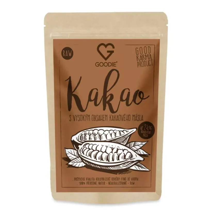 Kakaový prášek RAW 24% 120 g CZ