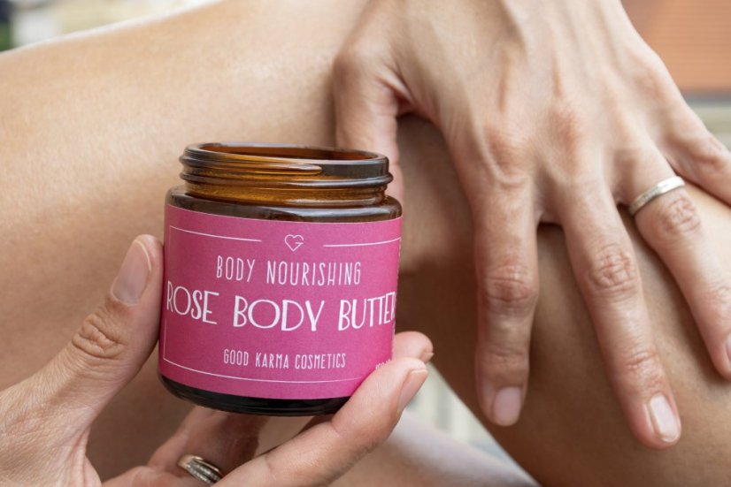 Body butter - Růžové tělové máslo 100 ml_2