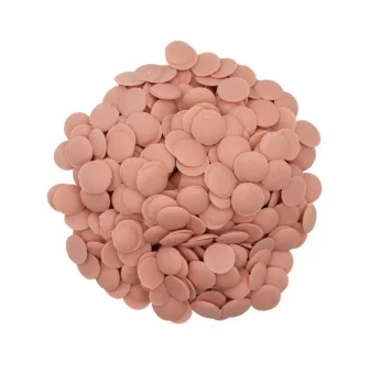 Choco Drops - pink (rózsaszín eper) vegán csokoládé 150 g HU