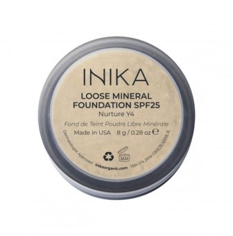 Inika Organic - Přírodní sypký minerální pudrový make-up s SPF 25 - Nurture 8 g SK
