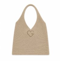 Knitted Bag Beige - Pletená taška Béžová 1 ks