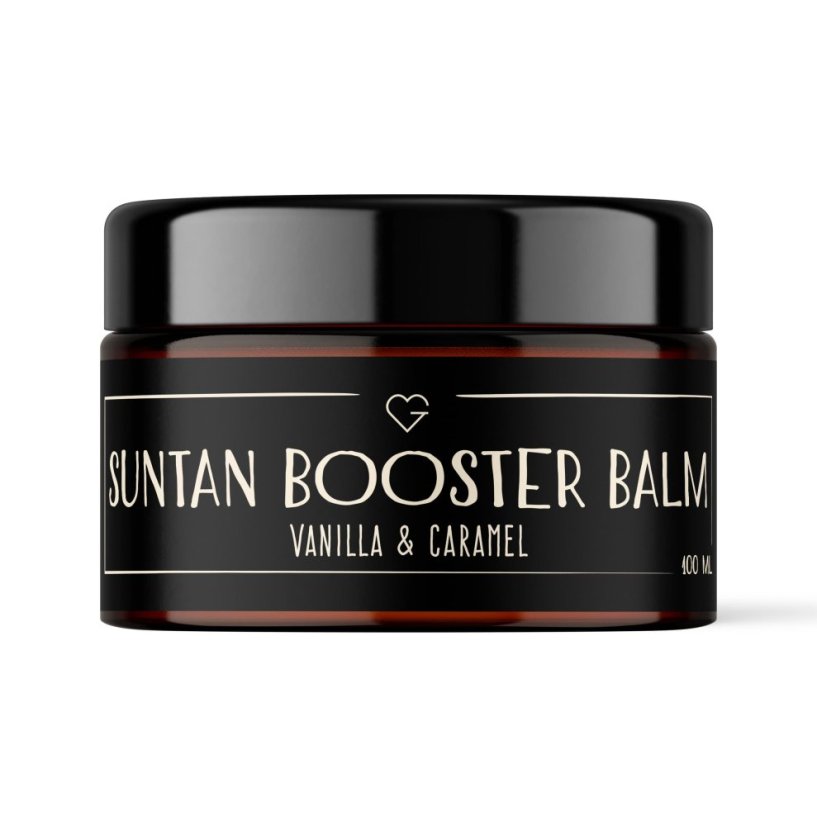 Balzam na podporu opálenia - Suntan Booster Balm - Vanilla & Caramel 100 ml SK