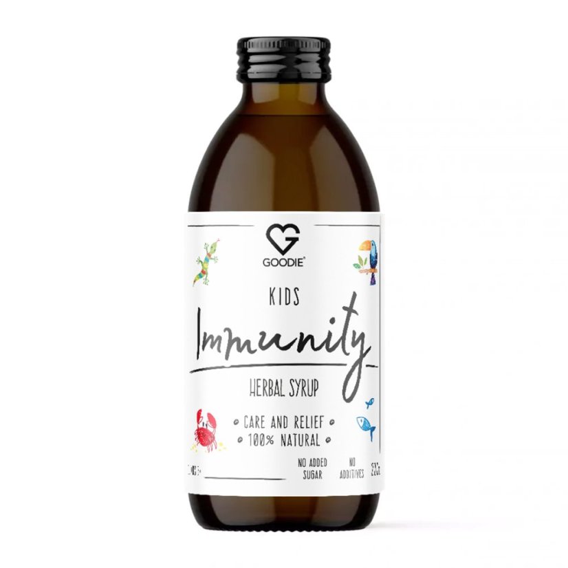 Detský bylinný sirup – Imunita – Herbal syrup Immunity for kids 200 ml SK