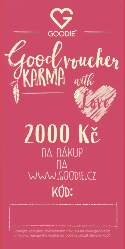 Voucher s láskou 2000 Kč