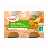BABYBIO - przekąska z mieszanki warzyw 2×130 g PL