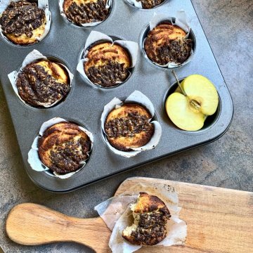 Jablečné muffiny s mákem