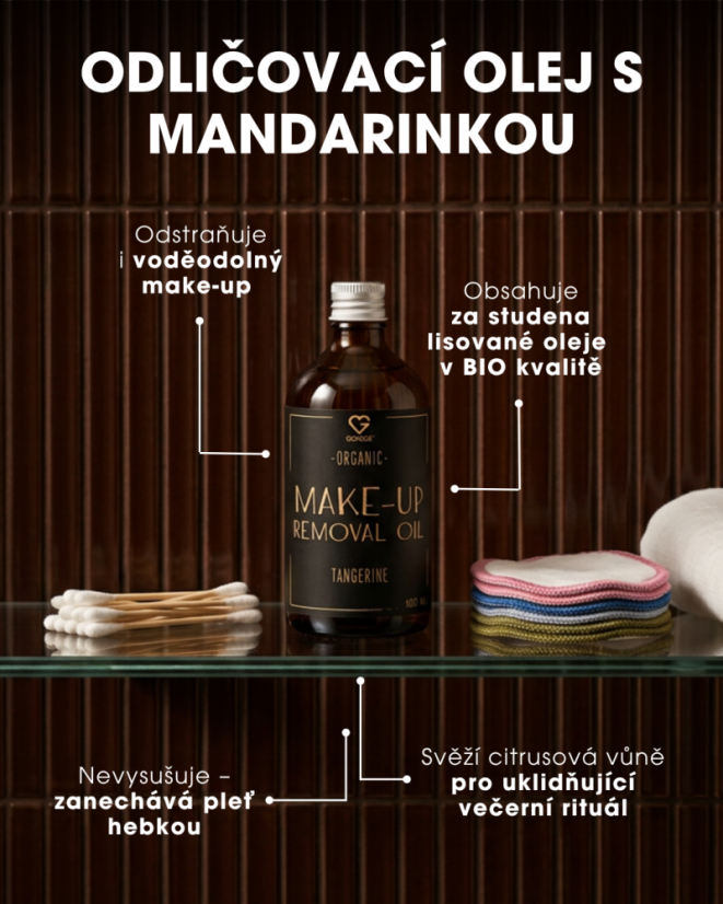 Odličovací olej - mandarinka BIO 100 ml CZ