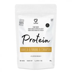 Rostlinný protein - vanilka & banán & skořice / Plant-based protein - Vanilla & Banana & Cinnamon - 1000 g