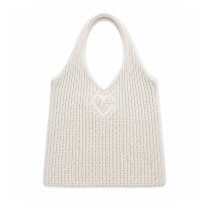Knitted Bag Creamy - Pletená taška Krémová 1 ks