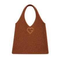 Knitted Bag Brown - Pletená taška Hnědá 1 ks