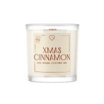 Svíčka s praskajícím dřevěným knotem - Xmas Cinnamon 50 g SK