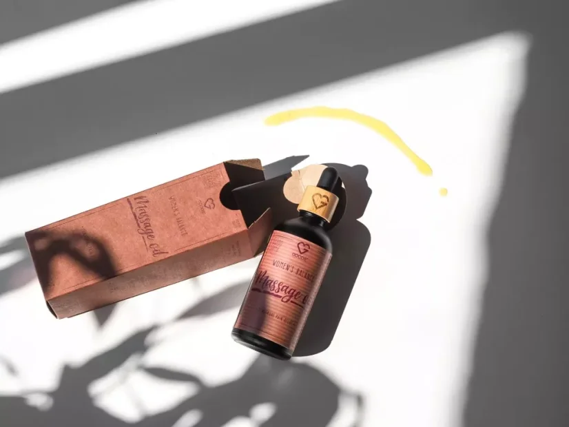 Ženský masážny olej - uvoľnenie bolesti, stresu a únavy 100 ml SK