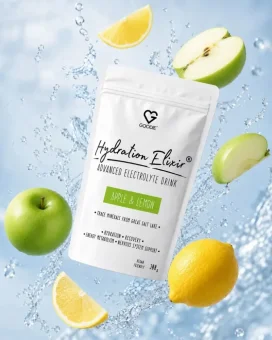 PL Napój elektrolitowy Hydration Elixir jabłko i cytryna 300g