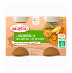 BABYBIO - svačinka ze zeleninové směsi 2x130 g
