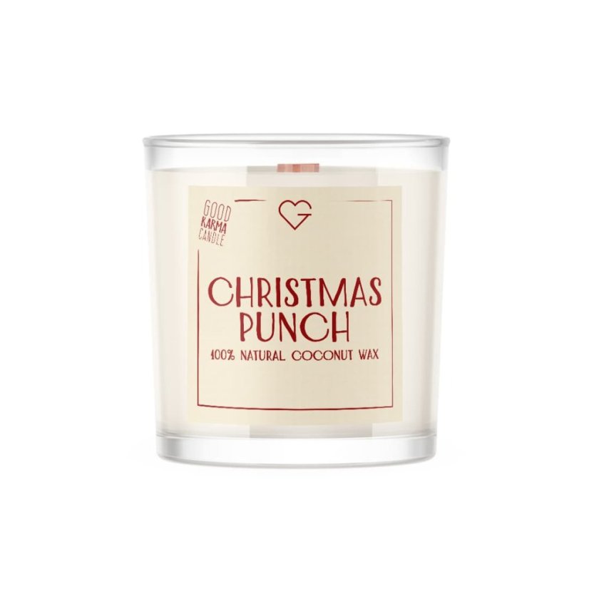 Svíčka s praskajícím dřevěným knotem - Christmas Punch 50 g CZ