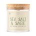 Svíčka s dřevěným praskajícím knotem – Sea Salt & Sage 280 g