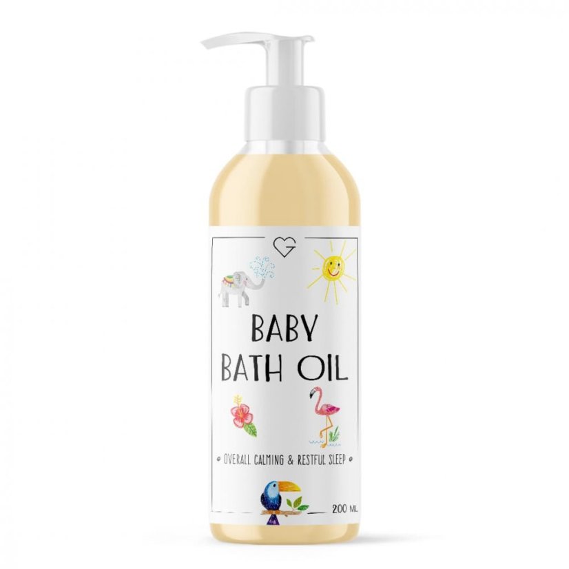 Olejek do kąpieli dla niemowląt - Baby Bath Oil 200 ml PL