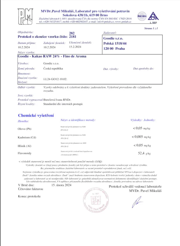 Kakaový prášek RAW 24% 120 g