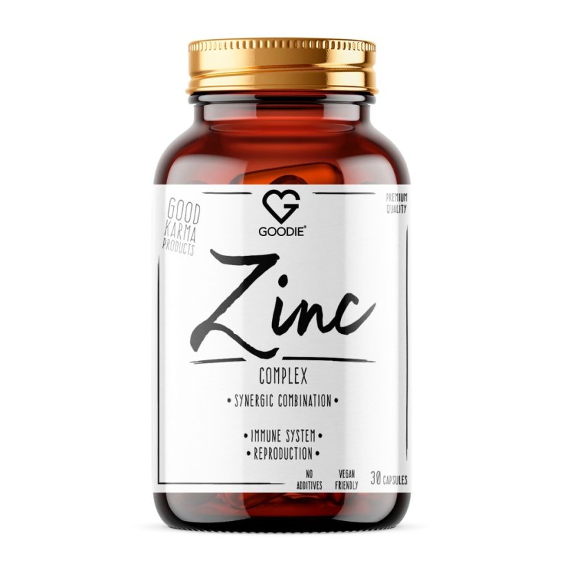 Zinek komplex - Zinek bisglycinát + Selen a Měď (chelátové formy) – 30 kapslí