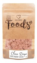 Choco Drops - Pink (różowa truskawka) czekolada wegańska 150 g