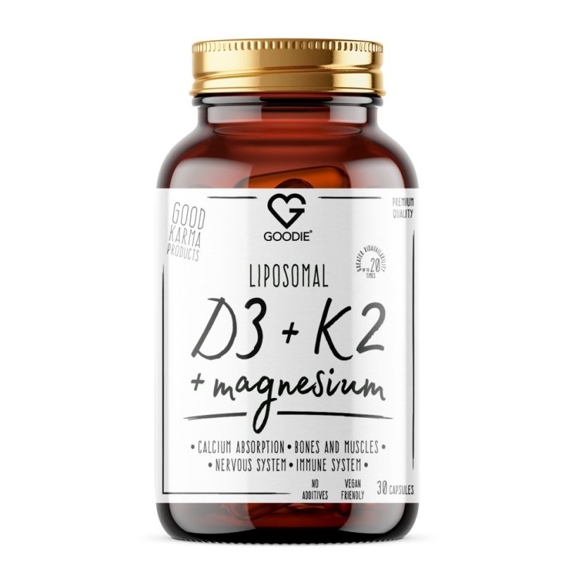 Lipozomálny Vitamín D3 + K2 + Magnesium 30 ks