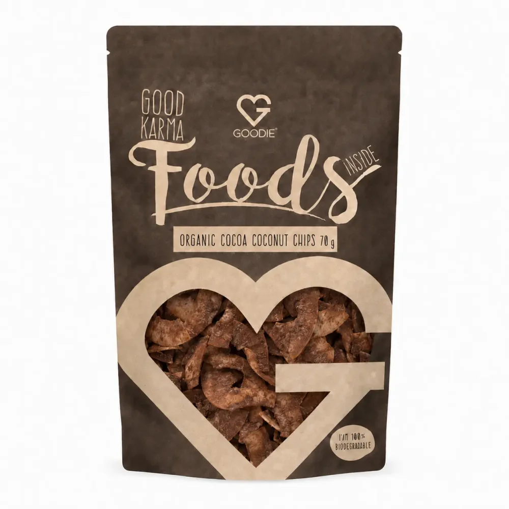 Goodie Chipsy kokosowe BIO - Kakao 70 g