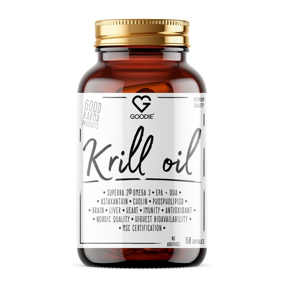Krilový Olej - Krill Oil - Omega-3 & Astaxanthin z antarktického krilu - 60 kapslí