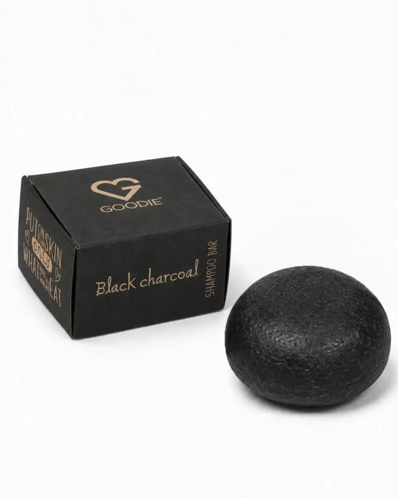 Goodie Goodie Szampon w kostce - Czarny węgiel 45 g